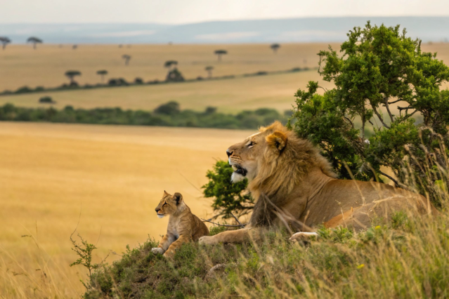 Africa safari vacation game drive